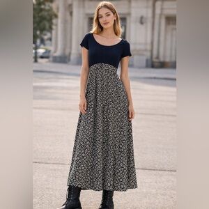 Vintage midi 90s Y2K whimsigoth clueless size 6 Jonathan Martin dress